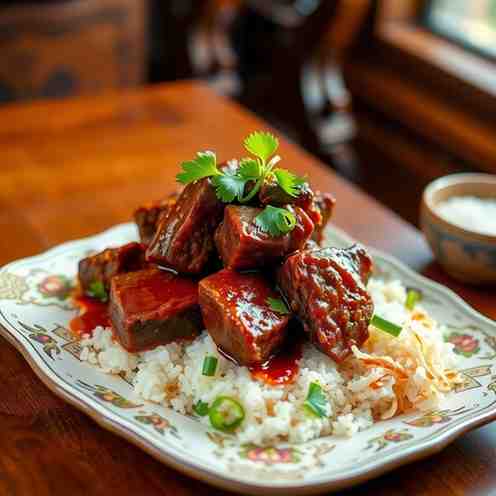 Slow Cooker Beef Short Ribs Rendang - Indonesian Recipe
